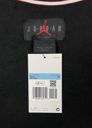 Світшот jordan essentials fleece crew оригінал чорний чоловічий оверсайз кофта худі fj7776-0106 фото