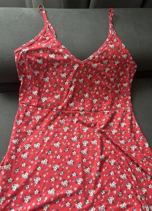 Вінтажне плаття сарафан квітковий принт