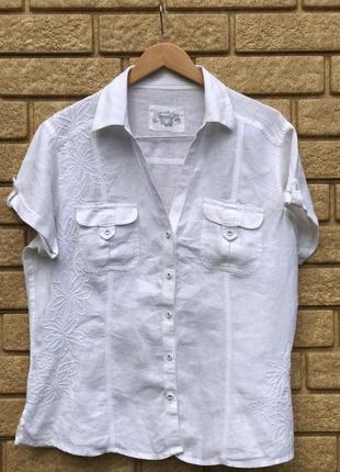 Лляна блуза з вишивкою, індія