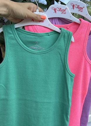 Маєчки в рубчик від next на 7 років, 122 см.