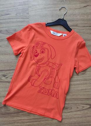 Футболка щенячий патруль зума  н&м р.6/8