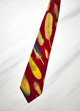 Fabric frontline  zurich швейцарія шовкова краватка з оригінальним принтом