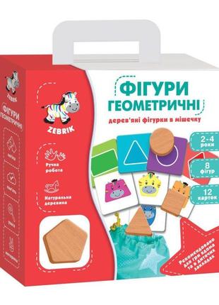 Дерев'яні фігурки в мішечку. кольори і форми (укр), vladi toys,, zb2001-013 фото