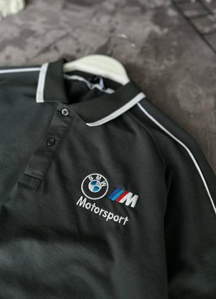 Чоловіча футболка поло puma motorsport сірий3 фото