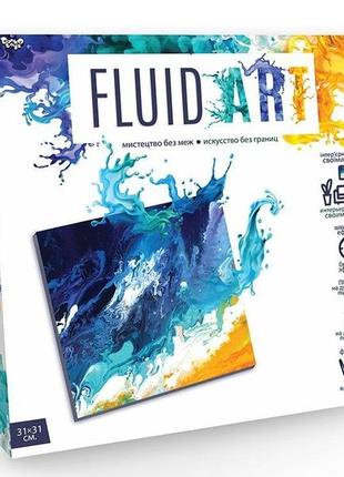 Набір для творчості "fluid art", danko toys, fa-01-02