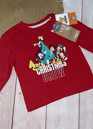 Реглан новогодний disney 92 см 1,5/2 года