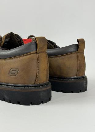 Мужские рабочие кожаные ботинки skechers tom cats 49,5 размер6 фото