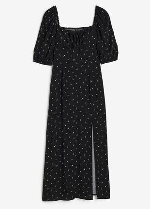 Натуральное романтичное платье h&m3 фото