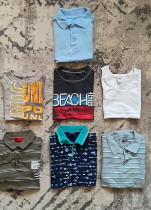 Комплект: футболки, поло, майки ( 7 шт)