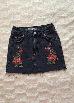 Джинсова спідниця  topshop