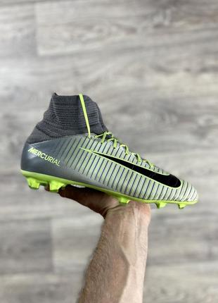 Nike mercurial бутсы копы сороконожки 38 размер футбольные серые оригинал1 фото