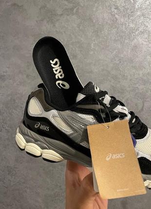 Кроссовки asics gel-nyc “ivory/clay/gray” 8