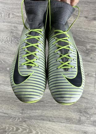 Nike mercurial бутсы копы сороконожки 38 размер футбольные серые оригинал4 фото