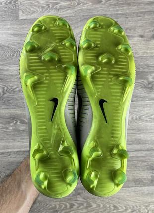 Nike mercurial бутсы копы сороконожки 38 размер футбольные серые оригинал7 фото