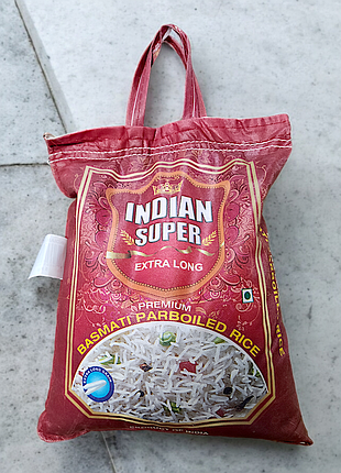 Рис пропарений басматі indian super extra long basmati 5 кг