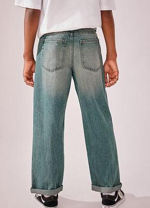 Широкие джинсы на хлопков 3-16роков🔥🔥🔥3 фото