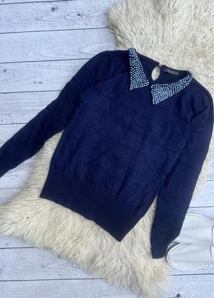 Светр з бусинами перлинами