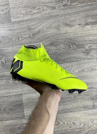 Nike mercurial бутсы сороконожки копы 39 размер футбольные желтые оригинал1 фото