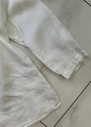 Жіноча лляна сорочка/накидка/туніка m&s m-l (46-48-50)5 фото