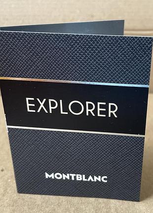 Montblanc explorer парфумована вода edp, 2ml
