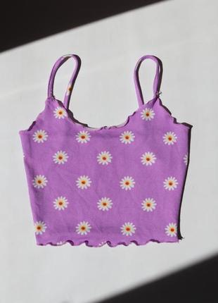 Топ в ромашки shein xs/s