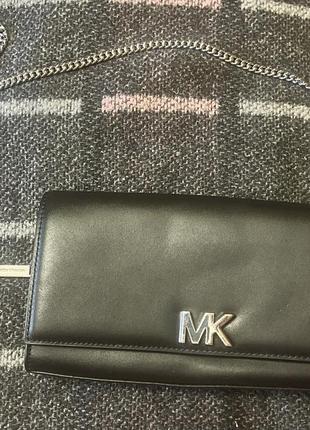 Шкіряний клатч michael kors