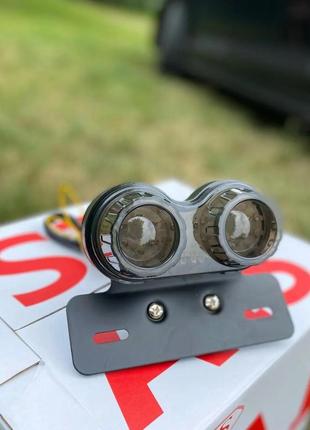 Стоп на мотоцикл, задній стоп сигнал на мото, кастом стоп