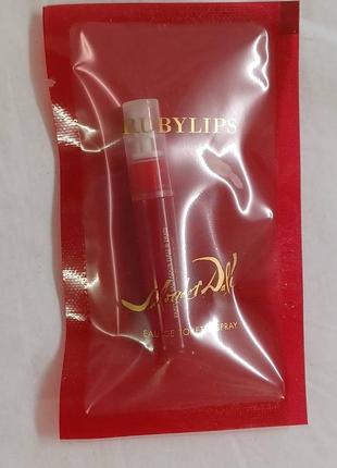 Редкость. снятость. винтажный salvador dali ruby lips 1,6 мл.