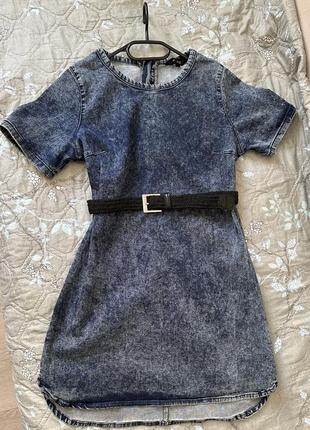 Джинсовое платье new look, 14( m-l)