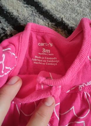 Летний ромпер carter’s 2