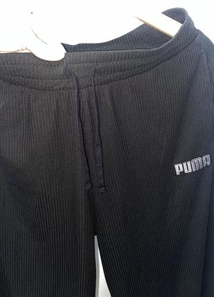 Широкие брюки puma кюлоты на резинке5 фото