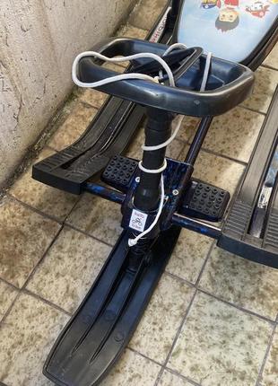 Снегокат санки с рулем рули чукие гек щенячий патруль paw patrol