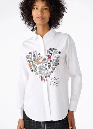 Сорочка блуза рубашка karl lagerfeld