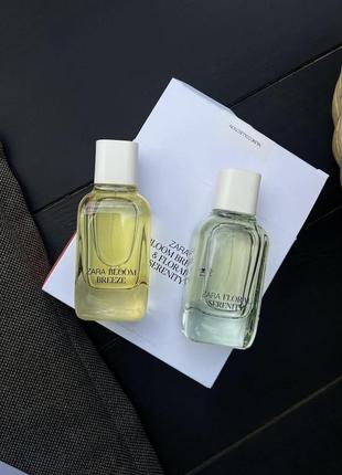 🌿zara floral serenity/ bloom breeze🌿  набір парфумів  2 шт.*100 ml.