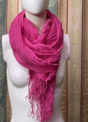 Летний шарф цвет фукции