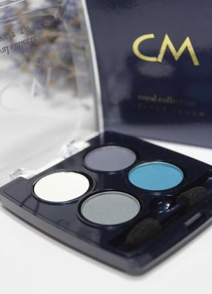 Тени палетка теней color me four colors eyeshadow 75 матовые серый мокрый асфальт цвет морской волны холодное мягкое светлое лето летнего цветотип