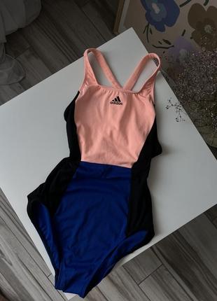 Спортивный купальник слитный женские адидас adidas