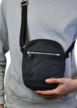 Сумка из натуральной кожи для мужская