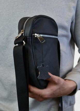 Сумка из натуральной кожи для мужская