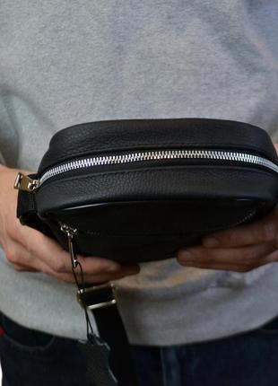 Сумка из натуральной кожи для мужская