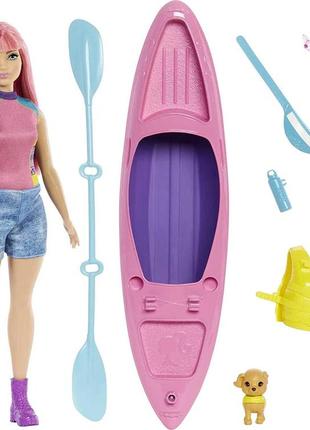 Игровой набор кукла барби кемпинг с каяком/лодкой barbie it takes two camping hdf751 фото