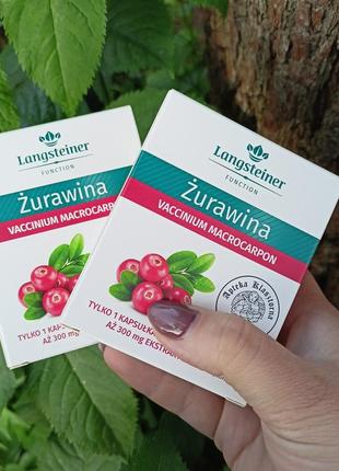 Дієтична добавка "журавлина" langsteiner, 30 капсул