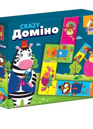 Настільна гра "crazy доміно", vladi toys, vt8055-101 фото