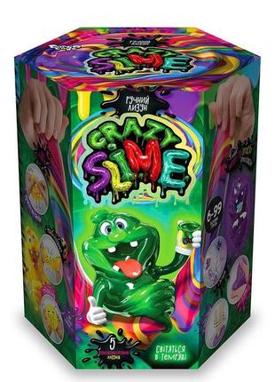 Набір креативної творчості "crazy slime", danko toys, slm-01-01u