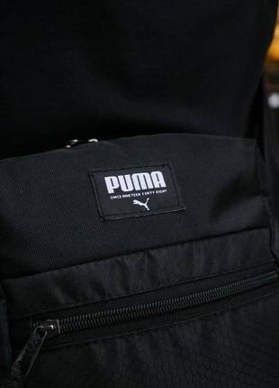 Барсетка чорна mod з декоративним пришивним логотипом puma6 фото