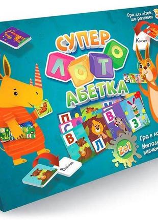 Супер-лото “абетка”, danko toys, сла-01u1 фото