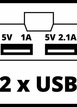 Зарядное устройство usb для аккумуляторов einhell te-cp 18 li usb - solo (4514120)8 фото