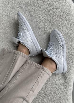 👟 кеди adidas samba pure white     / наложка bs👟7 фото