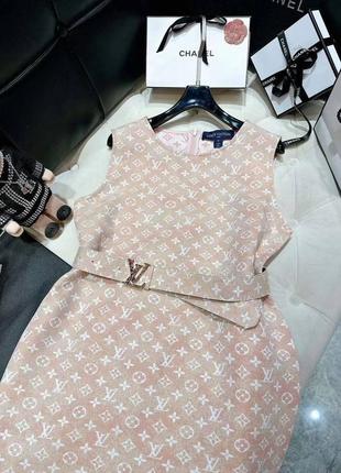 Джинсовый сарафан в стиле louis vuitton 9