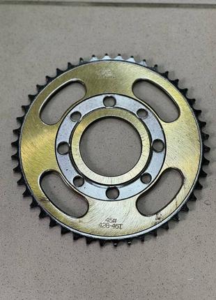 Задня зірка 428 крок 46 зубів 90/58 lifan, geon, forte, viper, spark, loncin, mustang
